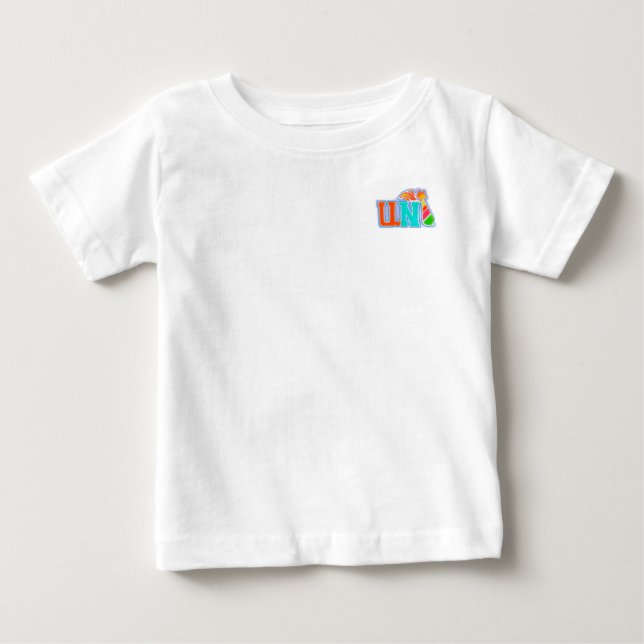 T-shirt Pour Bébé Uni-Pup Tee (Devant)