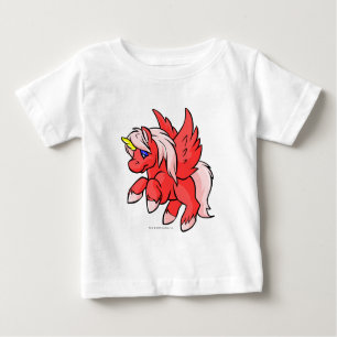 T-shirt Pour Bébé Uni rouge