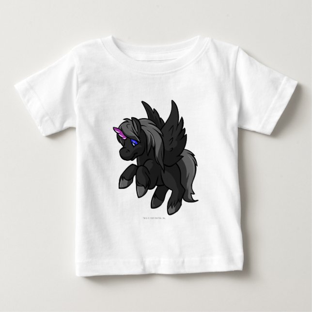 T-shirt Pour Bébé Uni Shadow (Devant)