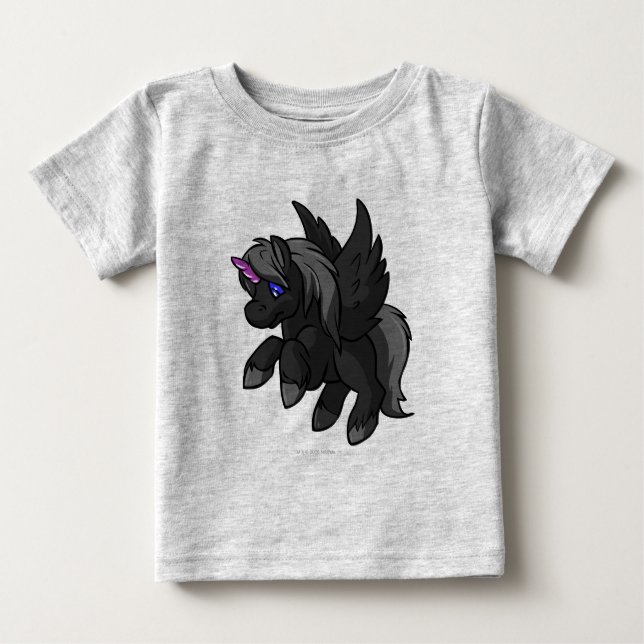 T-shirt Pour Bébé Uni Shadow (Devant)