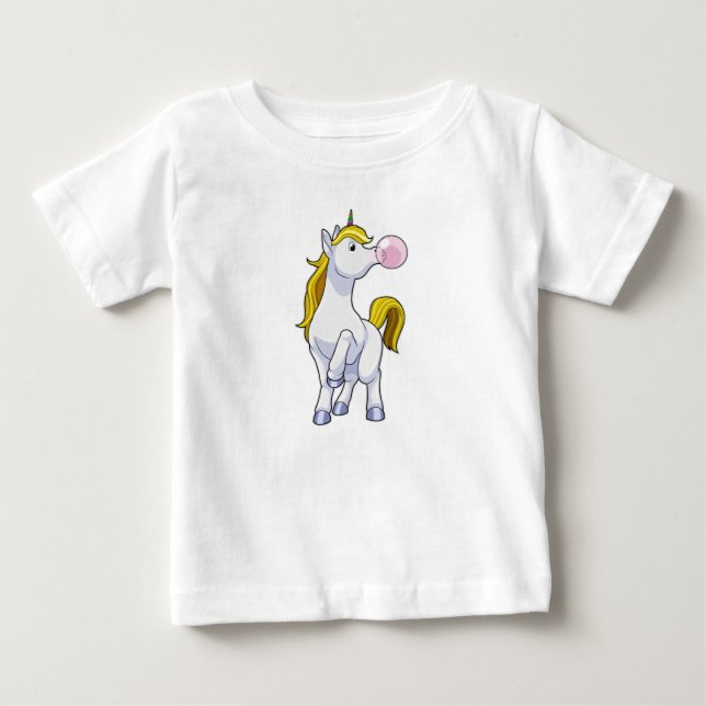 T-shirt Pour Bébé Unicorn (Devant)