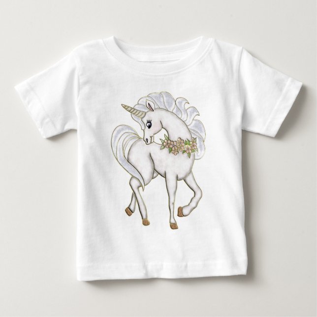 T-shirt Pour Bébé Unicorn magique (Devant)
