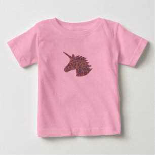 T-shirt Pour Bébé Unicorn saupoudrer Imprimer Bodysuit pour bébé ros