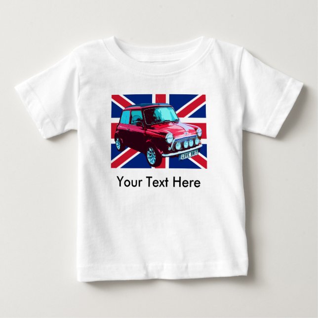 T-shirt Pour Bébé Union Jack mini (Devant)