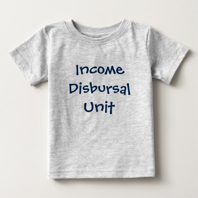 T-shirt Pour Bébé Unité de répartition des revenus (Devant)