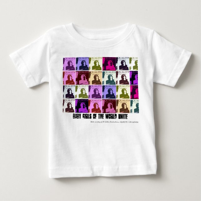 T-SHIRT POUR BÉBÉ UNITÉ DES FILLES BÉBÉS (Devant)