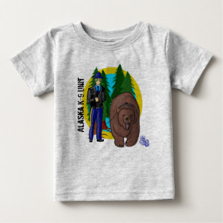 T-shirt Pour Bébé Unité K-9 de l'Alaska