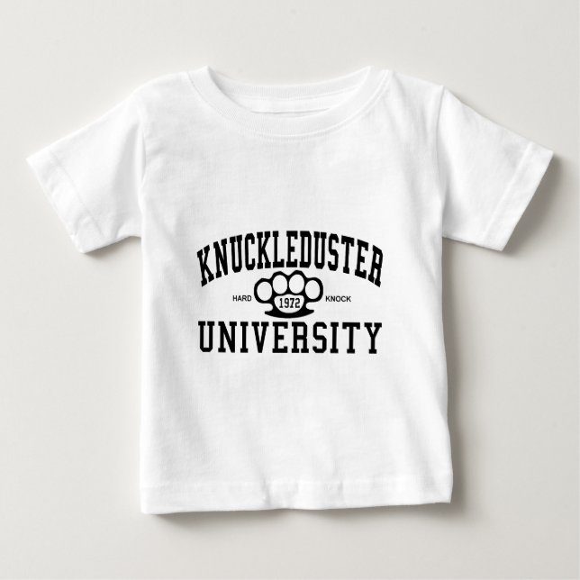 T-shirt Pour Bébé Université de coup de poing (Devant)