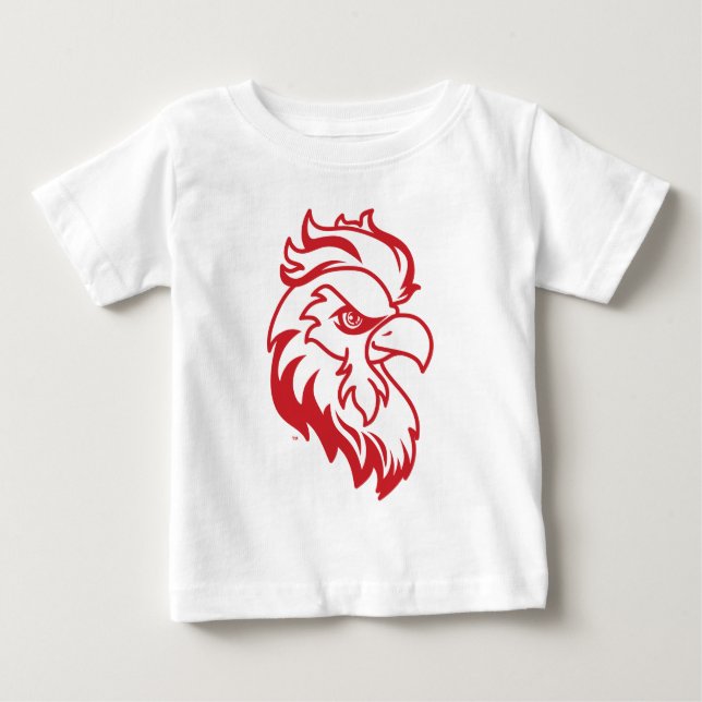 T-shirt Pour Bébé Université d'État de Jacksonville Gamecocks Red ga (Devant)