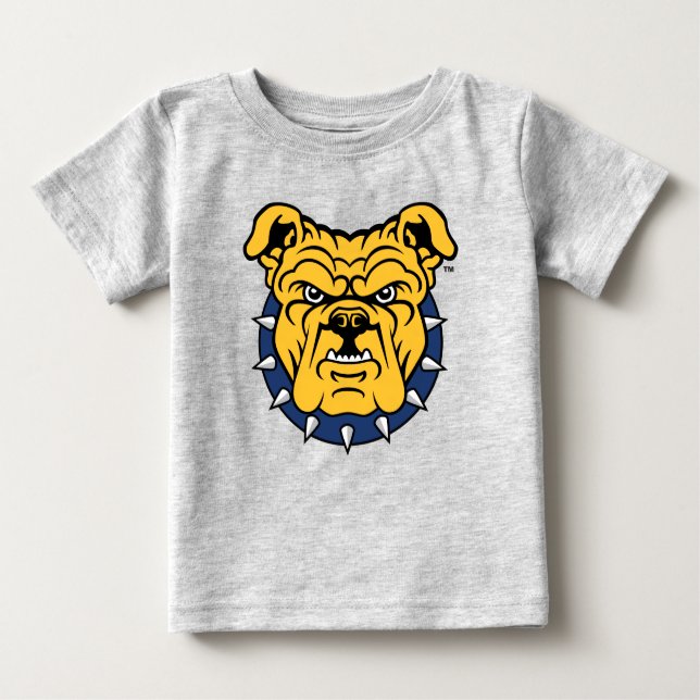 T-shirt Pour Bébé Université d'État NCA&T | Tête de Bulldog (Devant)