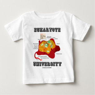 T-shirt Pour Bébé Université d'eucaryote (cellule animale)