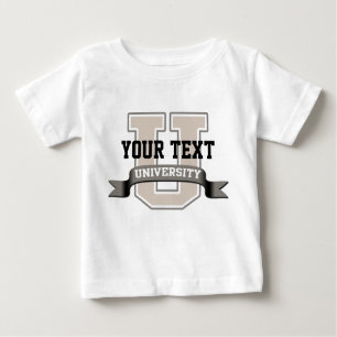 T-shirt Pour Bébé Université personnalisée de bébé