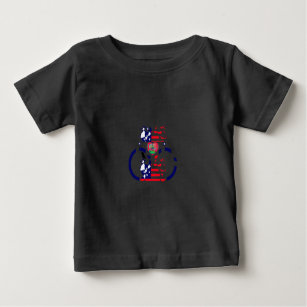 T-shirt Pour Bébé USA Beau texte Extraordinaire Belle couleur de coe