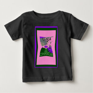 T-shirt Pour Bébé USA Change Art Print