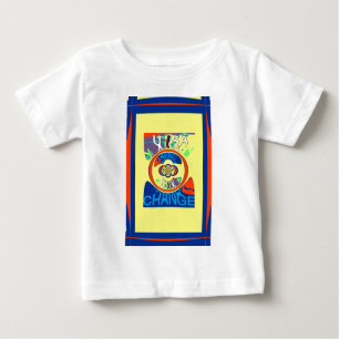 T-shirt Pour Bébé USA Hillary Beautiful Change Motif Art design