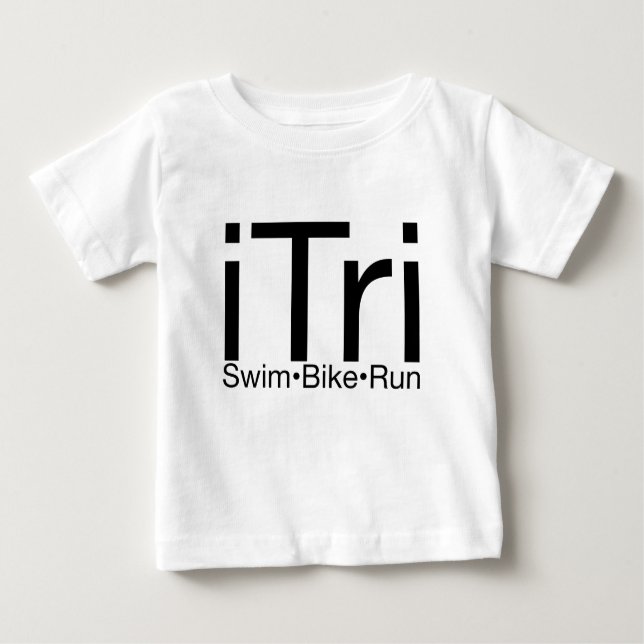 T-shirt Pour Bébé Usage de triathlon (Devant)
