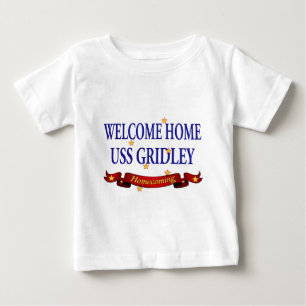 T-shirt Pour Bébé USS à la maison bienvenu Gridely