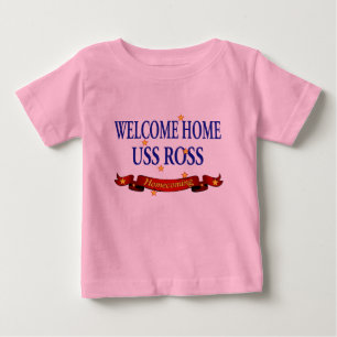 T-shirt Pour Bébé USS à la maison bienvenu Ross