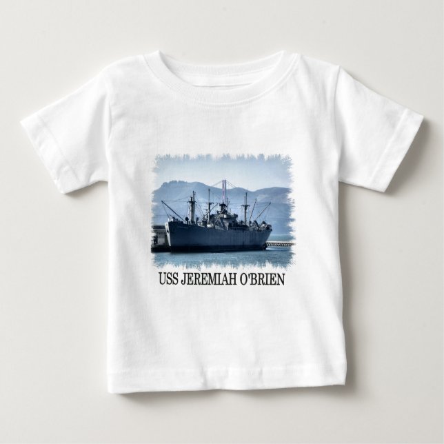 T-shirt Pour Bébé USS Jeremiah O'Brien (Devant)