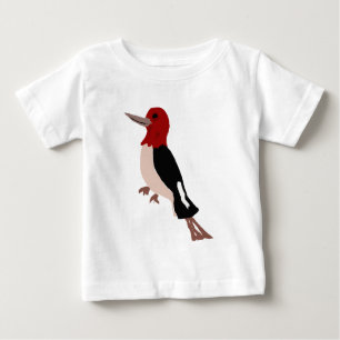 T-shirt Pour Bébé UU- art dirigé rouge extraordinaire de pivert