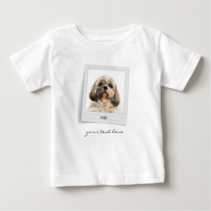 T-shirt Pour Bébé Vacances Animaux de compagnie Anniversaire Photo C