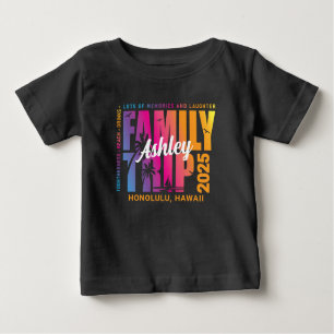 T-shirt Pour Bébé Vacances de groupe de jumelage de déplacements de