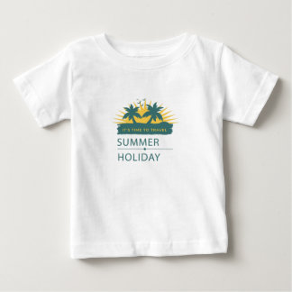 T-shirt Pour Bébé Vacances d'été Paysage