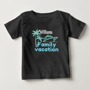 T-shirt Pour Bébé Vacances en famille