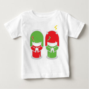 T-shirt Pour Bébé VACANCES jumeaux maléfiques
