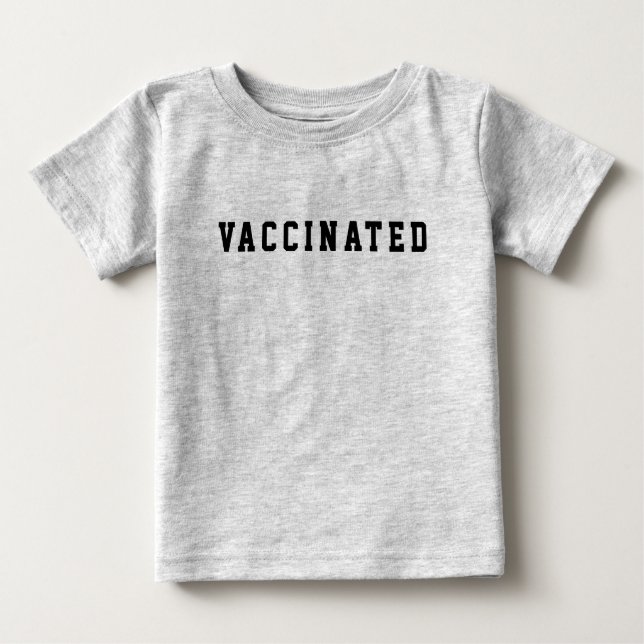 T-shirt Pour Bébé Vacciné (Devant)