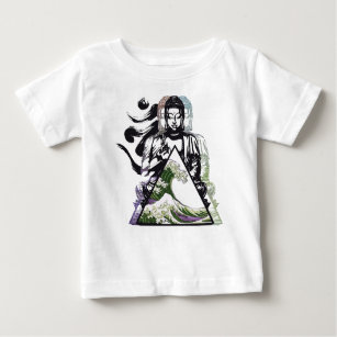 T-shirt Pour Bébé vague 2 de Bouddha