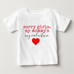 T-shirt Pour Bébé valentine de maman