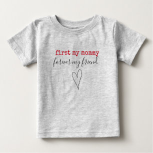 T-shirt Pour Bébé valentine de maman