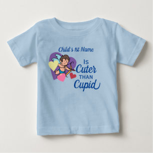 T-shirt Pour Bébé Valentines Jour mignonne Nom mignon Coloré Amour C