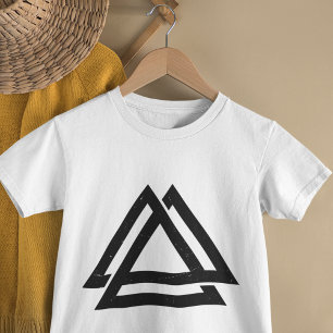 T-shirt Pour Bébé Valknut Viking Triangle Art