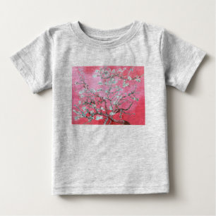 T-shirt Pour Bébé Van Gogh Almond Blossoms rose Bleu