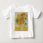 T-shirt Pour Bébé Van Gogh Peintures :Sunflower de Van Gogh<br><div class="desc">Profitez à tout moment de la beauté des peintures de Vincent Van Gogh. Un des tableaux les plus célèbres,  Vincent Van Gogh Sunflower est un chef-d'oeuvre classique. Vous pouvez maintenant profiter de Sunflower Van Gogh à tout moment.</div>