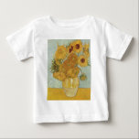 T-shirt Pour Bébé Van Gogh Peintures :Sunflower de Van Gogh<br><div class="desc">Profitez à tout moment de la beauté des peintures de Vincent Van Gogh. Un des tableaux les plus célèbres,  Vincent Van Gogh Sunflower est un chef-d'oeuvre classique. Vous pouvez maintenant profiter de Sunflower Van Gogh à tout moment.</div>