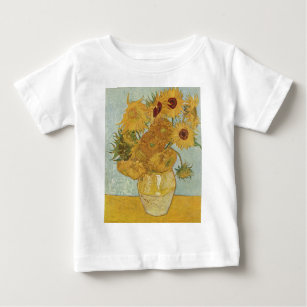 T-shirt Pour Bébé Van Gogh Peintures :Sunflower de Van Gogh