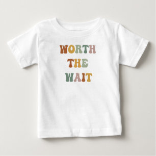 T-shirt Pour Bébé Vaut La Chemise D'Attente Est Toujours En Retard M