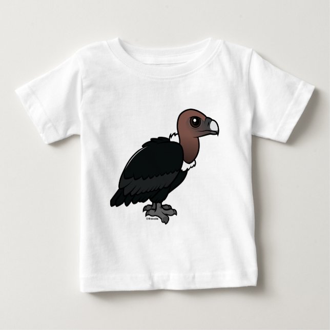 T-shirt Pour Bébé Vautour à bec blanc (Devant)