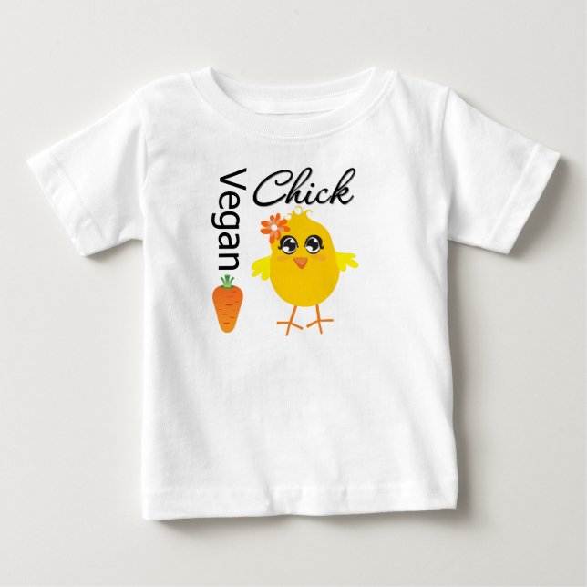 T-shirt Pour Bébé Vegan Chick 2 (Devant)