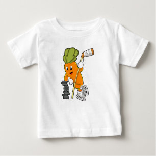 T-shirt Pour Bébé Vegan Ice Hockey