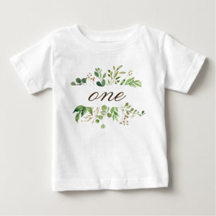 T-shirt Pour Bébé Végétation bébé d'un an