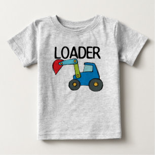 T-shirt Pour Bébé Véhicule de construction de chargeur