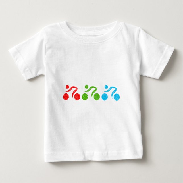 T-shirt Pour Bébé Vélo (Devant)