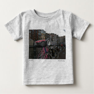 T-shirt Pour Bébé Vélo d'Amsterdam