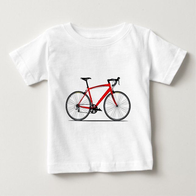 T-shirt Pour Bébé Vélo de course (Devant)
