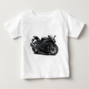 T-shirt Pour Bébé Vélo noir Ninja