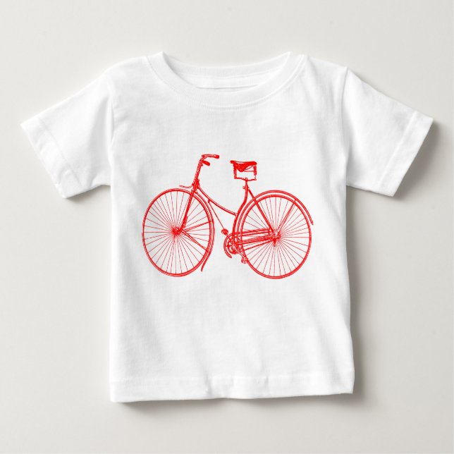 T-shirt Pour Bébé Vélo vintage (Devant)